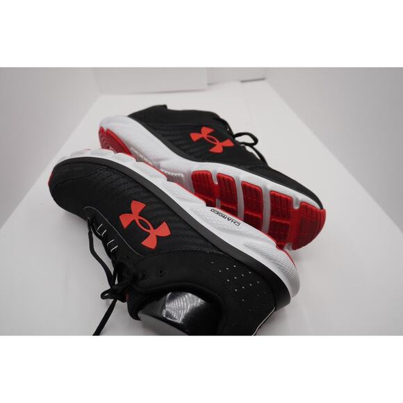 Under Armour UA CHARGED ASSERT 8 Black Orange White 10.5 active gym casual 34-03 - Picture 3 of 12